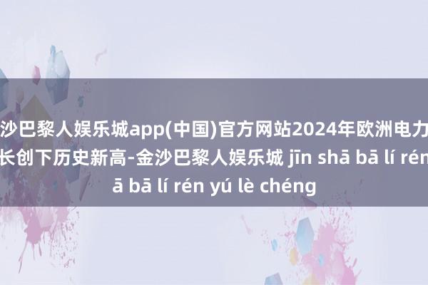 金沙巴黎人娱乐城app(中国)官方网站2024年欧洲电力阛阓负电价的时长创下历史新高-金沙巴黎人娱乐城 jīn shā bā lí rén yú lè chéng